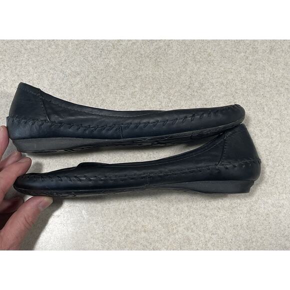 BORN Leather YARA Flats Ballet Women's US 8 /EU 39 Shoes Slip On Black - Picture 6 of 10